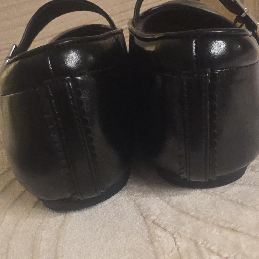 Dr. Scholl's Wexley Jane Classic Black Flats with Strap Size 9.5 Wide - Picture 6 of 16